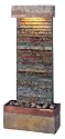 Kenroy Home #50290SLCOP Tacora Horizontal Indoor Table/Wall Fountain in Natural Slate Finish with Copper Accents
