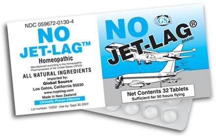 NO JET-LAG-Homeopathic Jet Lag Remedy, 32 Tablets