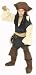 ディズニー チャイルド ジャック・スパロウ コスチューム Child Jack Sparrow Costume M
