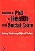 Book Getting a PhD in Health and Social Care