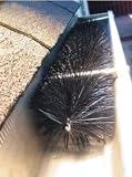GutterBrush 5 IN Simple Gutter Guard - 120 ft. house pack for standard 5