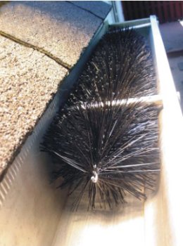 Childrens Toyshop  Tools & Hardware : GutterBrush 5 IN Simple Gutter Guard - 120 ft. house pack for standard 5" gutters. By GutterBrush Guys, Ltd.