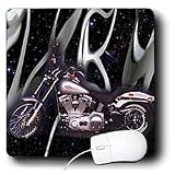 Mouse Pad Picturing Harley-Davidson Motorcycle