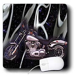 Mouse Pad Picturing Harley-Davidson® Motorcycle