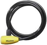 Master Lock 8154DPF Cable Lock, 6-Foot x 3/8-Inch