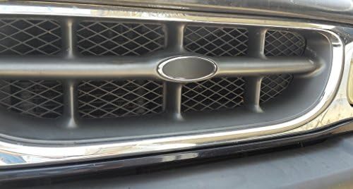 DownardWrapsTM Flat Matte Black Auto Wrap Vinyl Decals (2) to Blackout (Cover) Ford Emblems Grill/Tailgate of 2010-2013 F150 NO Backup Camera