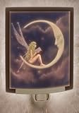 Story Fairy (David Delamare) Color Porcelain Lithophane Night Light