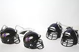 Baltimore Ravens NFL Mini Helmet Ornaments 4 Pack