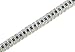 3 Row Channel Set Princess Cut Diamond and Blue Sapphire Bracelet Gem 3.39cttw Diamond 5.63cttw