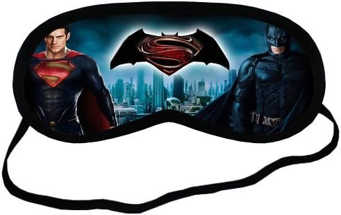 Batman-v-Superman Sleeping Mask Comfortable Face Blindfold Cotton Soft Smooth Eyes Sleeping Mask Easy Carry For Travel or Office