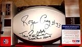 Roger Craig, Tom Rathman Autographed San Fransisco 49ers NFL Signature Collectible Football