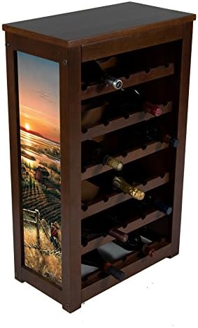 Terry Redlin Wine rack|30 Bottles featuring Best Friends