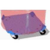 MORSE Drum Cradles, Dollies, and Accessories Drum Dolly, Square, 55 GAL 24 by Morse