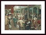 Art Poster Wood Framed Print - Mar Del Plata, 1912 - Artist: Eugenio Alvarez Dumont- Poster Size: 22 X 32
