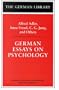 German Essays on Psychology: Alfred Adler, Anna Freud, C.G. Jung, and Others (German Library)