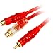 Raptor RHRCA-Y2 0.15m Red Hot Series RCA Y-adapter