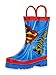 DC Comics Superman Boy's Rain Boots - Size 11 Little Kid