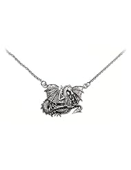 The Guardian Dragon Silver Necklace