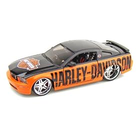 2006 Ford Mustang GT Harley Davidson 1/24 Orange/Black
