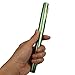 Yogayet Mini Pocket Ice Fly Fishing Rod and Reel Combos Set Aluminum Alloy Pen Fishing Pole 38'' Sea Saltwater Freshwater Kit Green