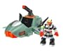Rescue Hero Bi-Pod Jet with Bonus Figure