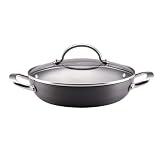 Anolon Hard Anodized 10-Inch Covered Everything Pan with Glass Cover