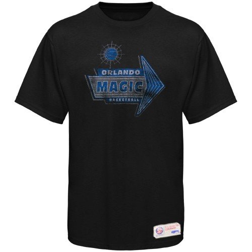 Cheap NBA Sportiqe-ESPN Orlando Magic Black Strip Distressed Premium T-shirt