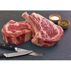 Kobe Beef Bone-in Rib Eye - Two 16 oz steaks