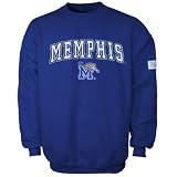 NCAA Memphis Tigers Royal Blue Automatic Crew Sweatshirt