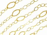 Beaded Marquis Chain with Links - 40 by Arunashi