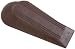 National Hardware V335 The Wedge Door Stop, Brown, 2-Pack, 5-Inch