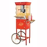 Nostalgia Electrics CCP-510 Vintage Collection 53-Inch Popcorn Cart