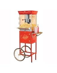 Nostalgia Electrics CCP510 Vintage Collection 53" Old Fashioned Movie Time Popcorn Cart