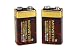 Monster High Capacity Alkaline Monster PowerCells 9V 595 mAh Power Capacity 9V 2 Pack 595 mAh MB 9V ALKA-2
