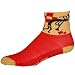 Gizmo Gear Cycling Socks - Kokopelli Red/Yellow (L)