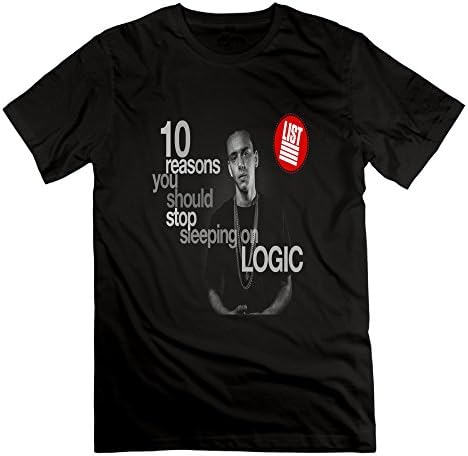 XiangHe Logic Banner Men's T-Shirt XXX-Large Black Mens