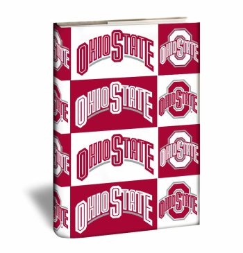 OHIO STATE BUCKEYES BOOK LOOKS STRETCH FABRIC BOOK COVERS
