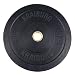 25 LB Solid Rubber Weight Plate Black
