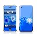 Retro Blue Flowers Design Protective Skin Decal Sticker for Apple iPhone (2G)1st Generation