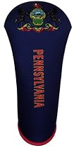 PENNSYLVANIA STATE FLAG THEME DESIGN DRIVER HEAD COVER GOLF CLUB HEADCOVER