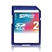 SILICONPOWER 45��®SD������ 2GB  SP002GBSDC045V10