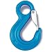 BA Products G10-109 Grade 100 Alloy Steel Eye Sling Hook with Latch, Painted Finish, 5/8" Trade, 22600 lbs Working Load Limit