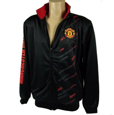 MANCHESTER UNITED SOCCER OFFICIAL LOGO JACKET SZ LARGE