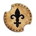 Kitchen & Housewares : Fleur de Lis II Carsters, Coasters for your Car