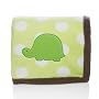 Elegant Baby "Lil Buddies" Appliqued Dot Plush Blanket - Tallulah the Turtle