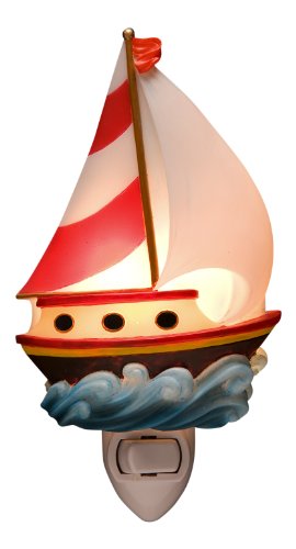 Toy sailboat night light