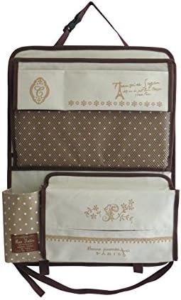 Decolello RUE TATIN Car Dashboard Storage Organizer Multi Pouch Bag Tray Table by LADY MACBETH (Beige)