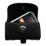 Horizontal Leather Case with Belt Clip/Loop for the Toshiba G500