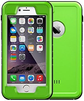 iPhone6s Case Waterproof, iPhone 6 Case, IP68 Waterproof Standard, Shockproof, Snowproof, Dirtproof Fully Sealed Protective Cover Case with Fingerprint Recognition for Apple iPhone 6 4.7 inch (Green)