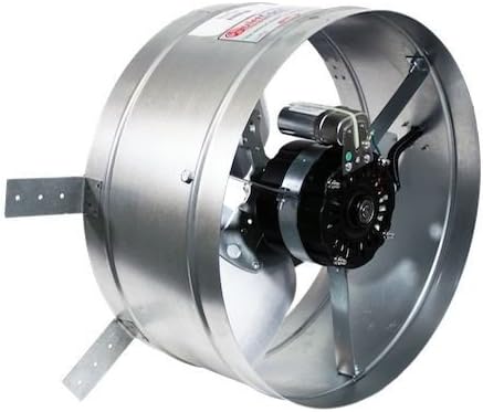 QuietCool AFG CON-3.0 Attic Fan (Gable) Contractor Grade Includes Thermostat 3013 CFM QC Manufacturing